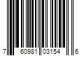 Barcode Image for UPC code 760981031546