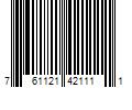 Barcode Image for UPC code 761121421111