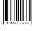 Barcode Image for UPC code 7611543012172