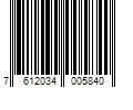 Barcode Image for UPC code 7612034005840