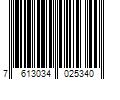 Barcode Image for UPC code 7613034025340