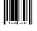 Barcode Image for UPC code 761318020431