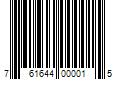 Barcode Image for UPC code 761644000015