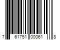 Barcode Image for UPC code 761751000618