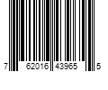 Barcode Image for UPC code 762016439655