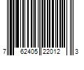 Barcode Image for UPC code 762405220123
