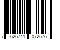 Barcode Image for UPC code 7626741072576