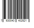 Barcode Image for UPC code 7630040402521