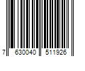 Barcode Image for UPC code 7630040511926