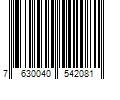 Barcode Image for UPC code 7630040542081