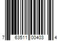 Barcode Image for UPC code 763511004034