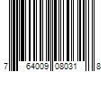 Barcode Image for UPC code 764009080318