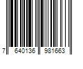 Barcode Image for UPC code 7640136981663