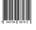 Barcode Image for UPC code 7640154981812