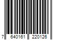 Barcode Image for UPC code 7640161220126