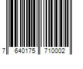 Barcode Image for UPC code 7640175710002