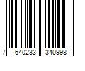 Barcode Image for UPC code 7640233340998