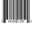 Barcode Image for UPC code 764025212502