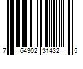 Barcode Image for UPC code 764302314325