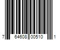 Barcode Image for UPC code 764608005101