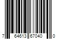 Barcode Image for UPC code 764613670400