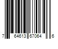 Barcode Image for UPC code 764613670646