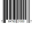 Barcode Image for UPC code 764793210007