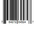 Barcode Image for UPC code 764878645847