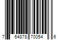 Barcode Image for UPC code 764878700546