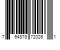 Barcode Image for UPC code 764878720261