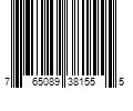 Barcode Image for UPC code 765089381555