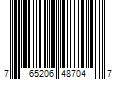 Barcode Image for UPC code 765206487047