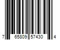 Barcode Image for UPC code 765809574304. Product Name: Mann+Hummel WIX Oil Filter 57430