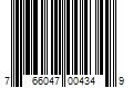 Barcode Image for UPC code 766047004349