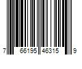 Barcode Image for UPC code 766195463159