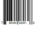 Barcode Image for UPC code 766390080618