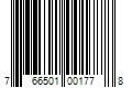 Barcode Image for UPC code 766501001778