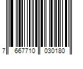 Barcode Image for UPC code 7667710030180