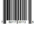 Barcode Image for UPC code 768117001135