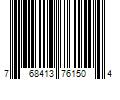 Barcode Image for UPC code 768413761504