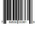 Barcode Image for UPC code 768538003619