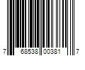 Barcode Image for UPC code 768538003817