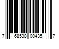 Barcode Image for UPC code 768538004357