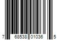 Barcode Image for UPC code 768538010365