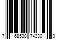 Barcode Image for UPC code 768538743300