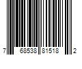 Barcode Image for UPC code 768538815182