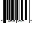 Barcode Image for UPC code 768538960707