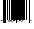 Barcode Image for UPC code 768863000017