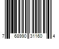 Barcode Image for UPC code 768990311604