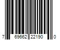 Barcode Image for UPC code 769662221900